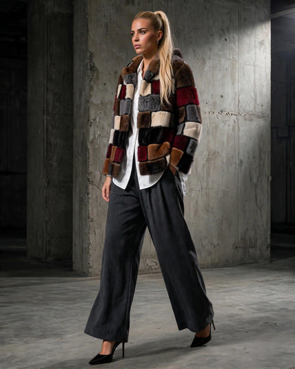 GIU1852 VISONE PATCHWORK