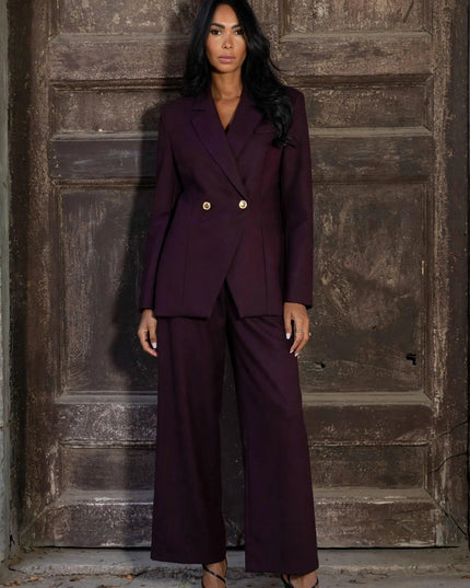 COM1312 TAILLEUR FRESCO LANA BORDEAUX
