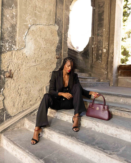 COM1297 TAILLEUR CON GILET NERO