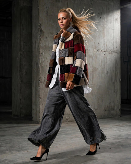 GIU1852 VISONE PATCHWORK