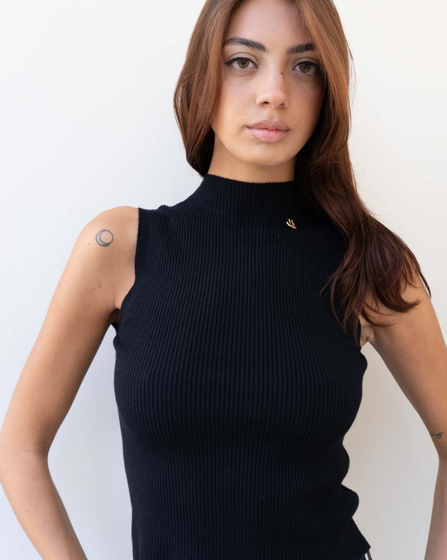 MAG8153 MAGLIA COSTINA NERO