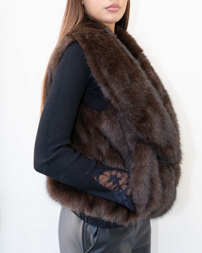 GIL0363 GILET REVERSIBILE NERO