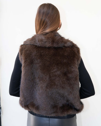 GIL0363 GILET REVERSIBILE NERO