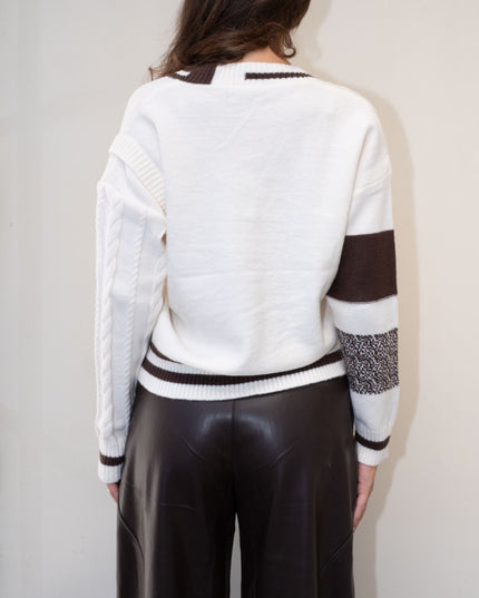 PAN4984 PANTALONE BALLON ECOPELLE MORO