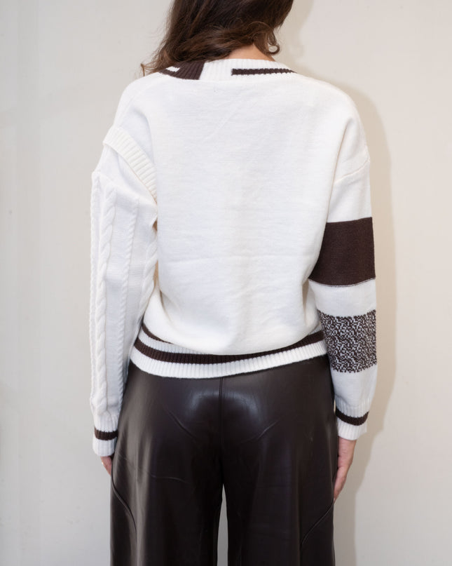 PAN4984 PANTALONE BALLON ECOPELLE MORO
