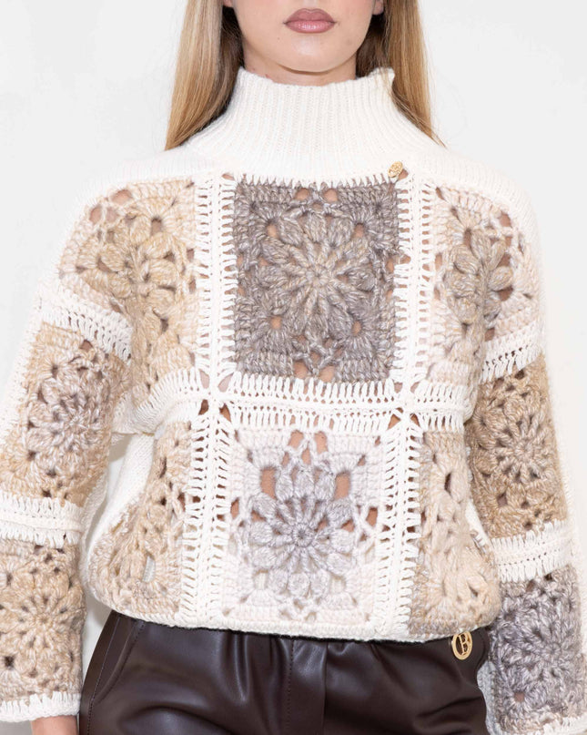 MAG8165 MAGLIA IN LANA PANNA