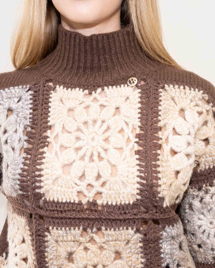 MAG8165 MAGLIA IN LANA MORO