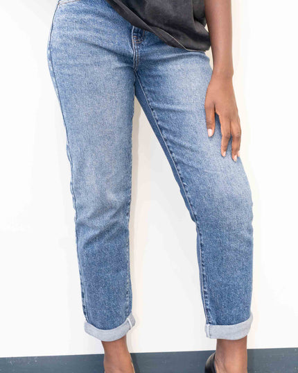 PAN4981 DENIM MOMFIT