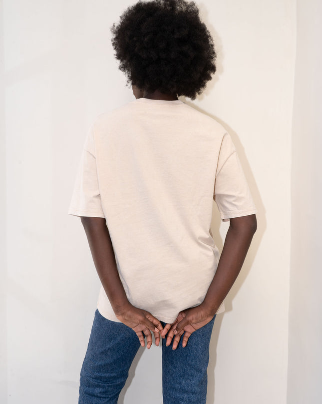 MAG8150 T-SHIRT CON BORCHIE BEIGE
