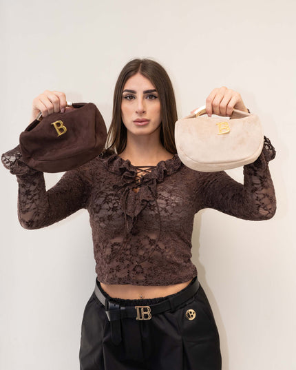 BO01926 BORSA ECOCAMOSCIO LUNARE BEIGE