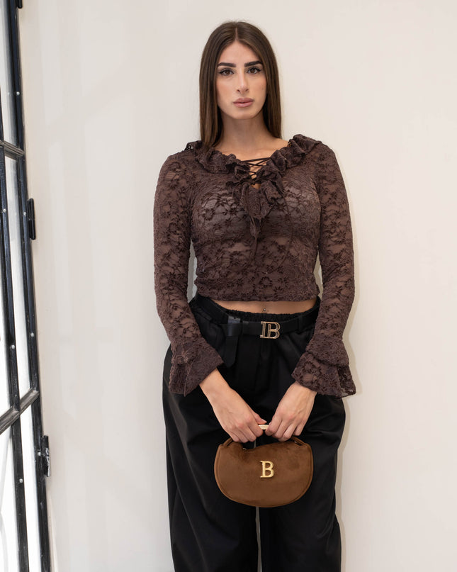 PAN5018 PANTALONE BALLON NERO