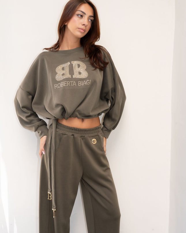 COM1282 COMPLETO TUTA CON MAGLIA BB BORCHIE VERDE