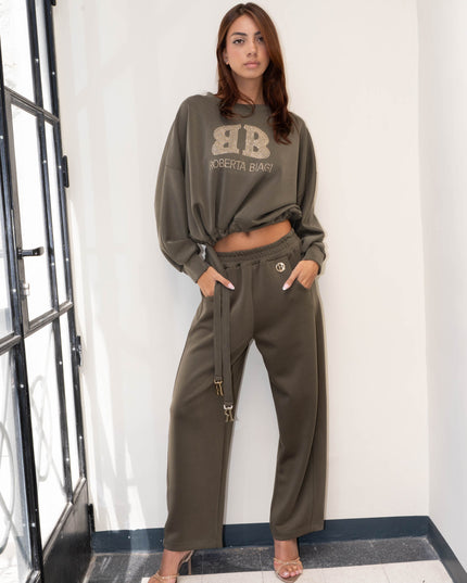 COM1282 COMPLETO TUTA CON MAGLIA BB BORCHIE VERDE