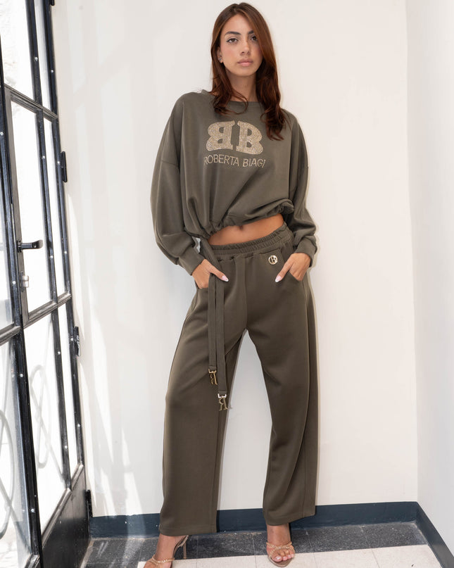 COM1282 COMPLETO TUTA CON MAGLIA BB BORCHIE VERDE