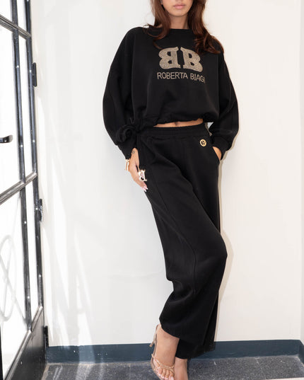 COM1282 COMPLETO TUTA CON MAGLIA BB BORCHIE NERO