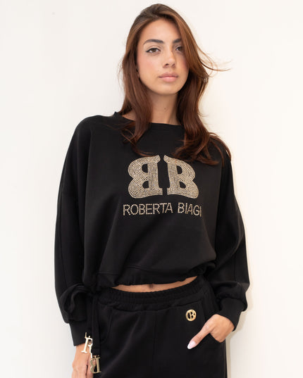 COM1282 COMPLETO TUTA CON MAGLIA BB BORCHIE NERO