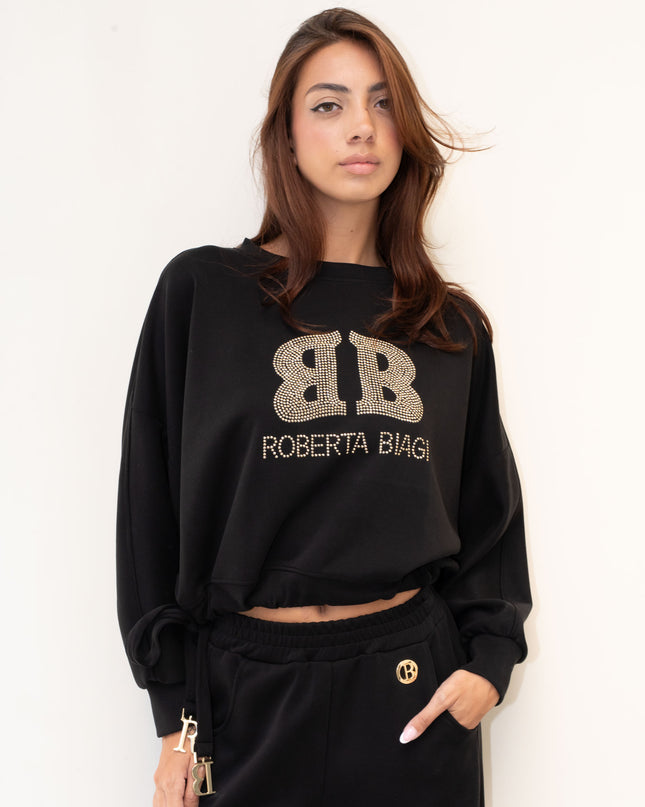COM1282 COMPLETO TUTA CON MAGLIA BB BORCHIE NERO