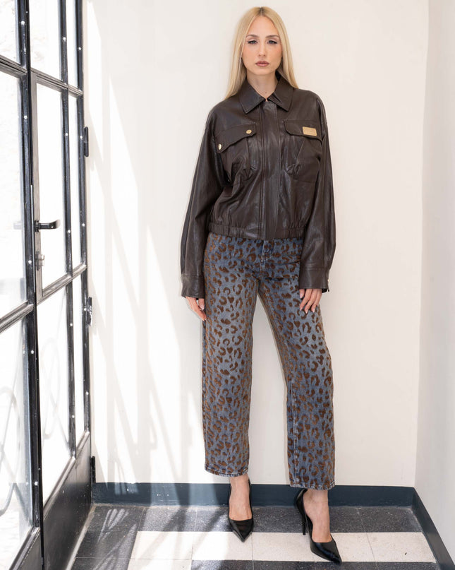 PAN5016 DENIM BALLON VELLUTATO MACULATO