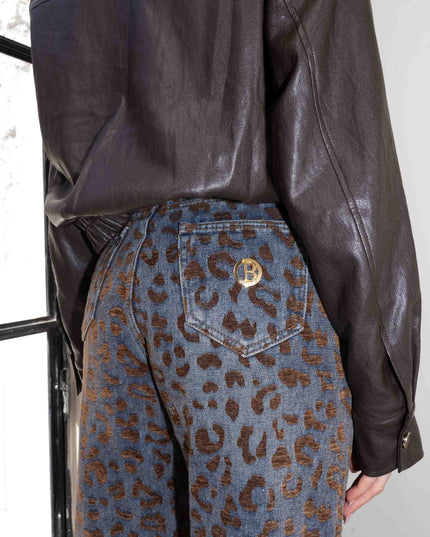 PAN5016 DENIM BALLON VELLUTATO MACULATO