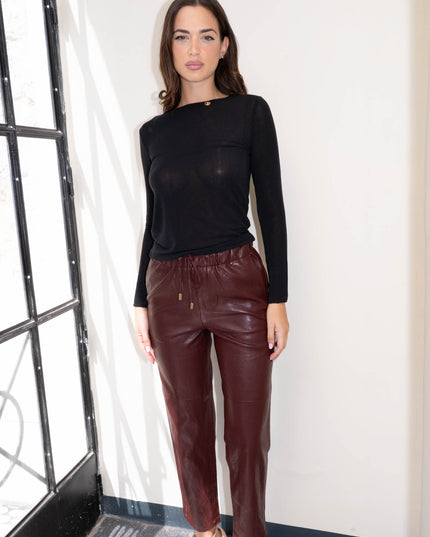MAG8161 MAGLIA MISTO CASHMERE NERO