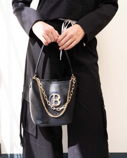 BO01916 BORSA SECCHIELLO NERO