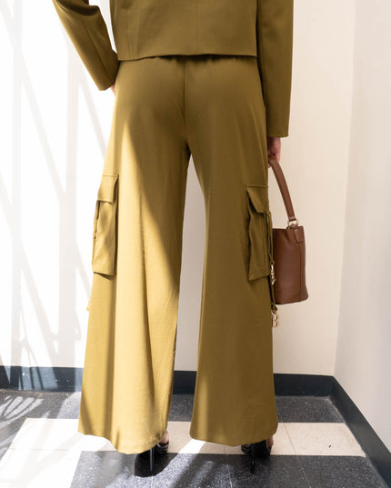 COM1308 TAILLEUR CON GIACCA CORTA VERDE