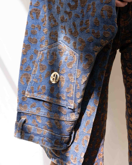 PAN5015 DENIM VELLUTATO MACULATO