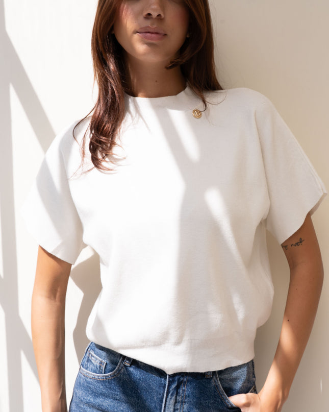 MAG8155 MAGLIA MEZZOCOLLO PANNA