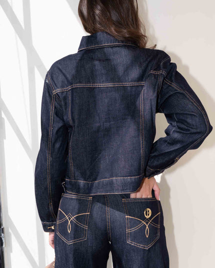 COM1277 COMPLETO DENIM PANTALONE E GIUBBINO