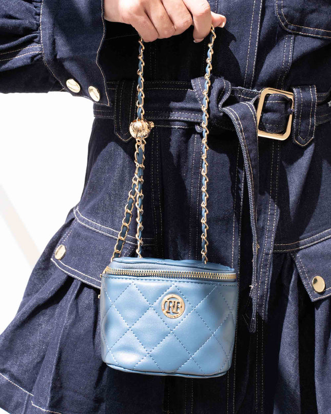 ABI3997 ABITO DENIM CON VOILANT