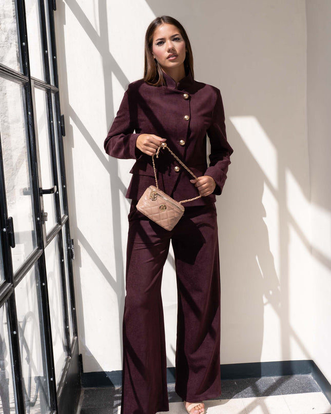 COM1304 TAILLEUR IN CINIGLIA VINO