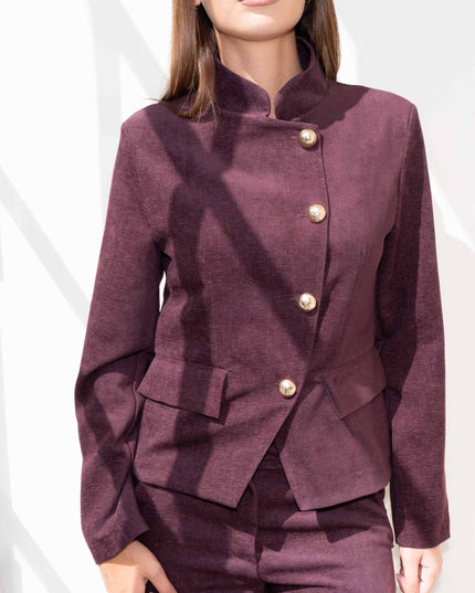 COM1304 TAILLEUR IN CINIGLIA VINO