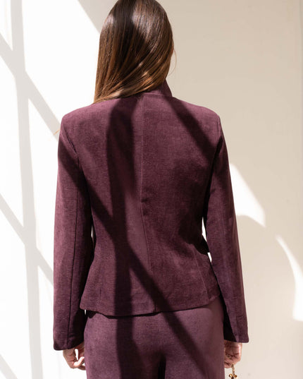 COM1304 TAILLEUR IN CINIGLIA VINO