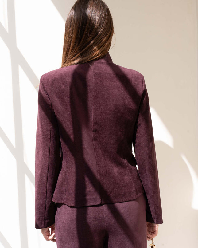 COM1304 TAILLEUR IN CINIGLIA VINO