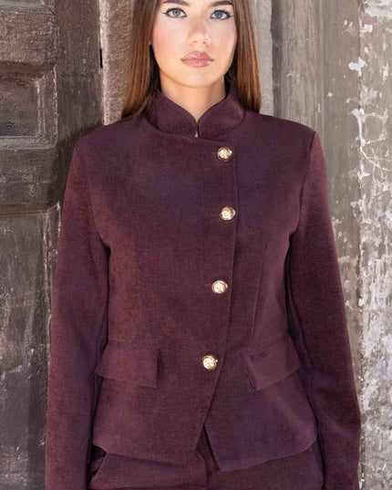 COM1304 TAILLEUR IN CINIGLIA VINO
