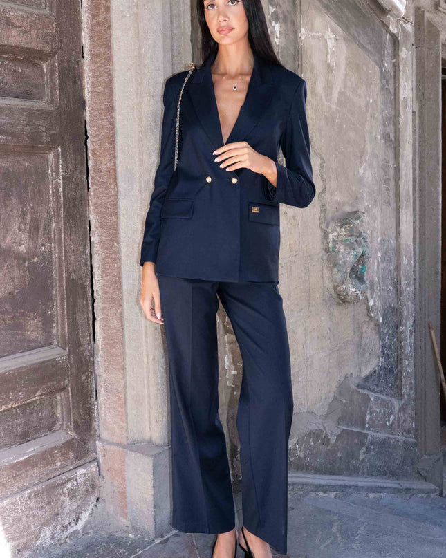 COM1303 TAILLEUR CON GIACCA OVER BLU