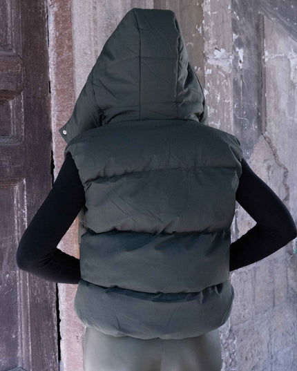 PAN5005 PANTALONE ECOPELLE CON TASCHE VERDE