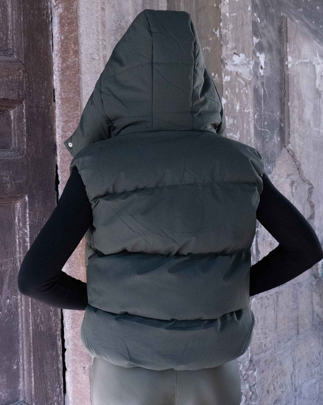 PAN5005 PANTALONE ECOPELLE CON TASCHE VERDE