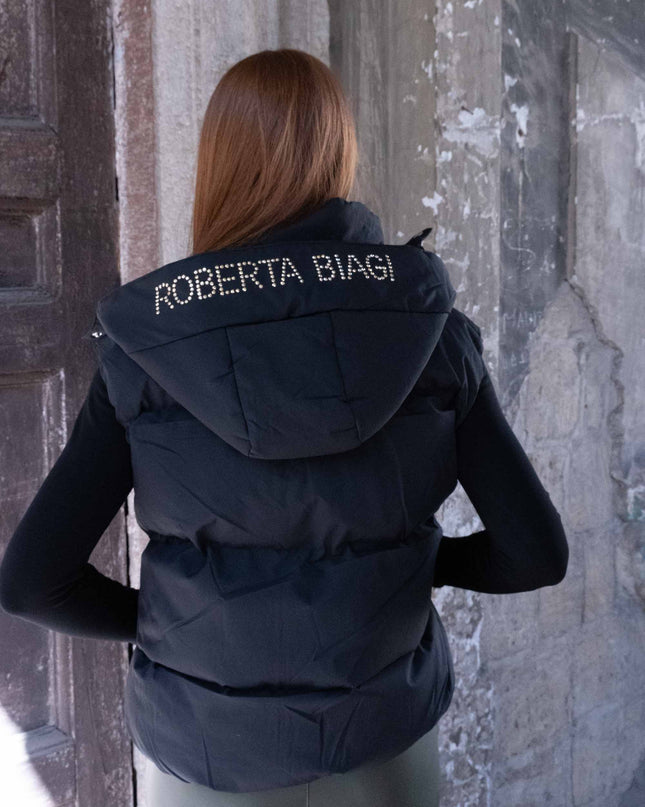 GIL0361 GILET BOMBER NERO