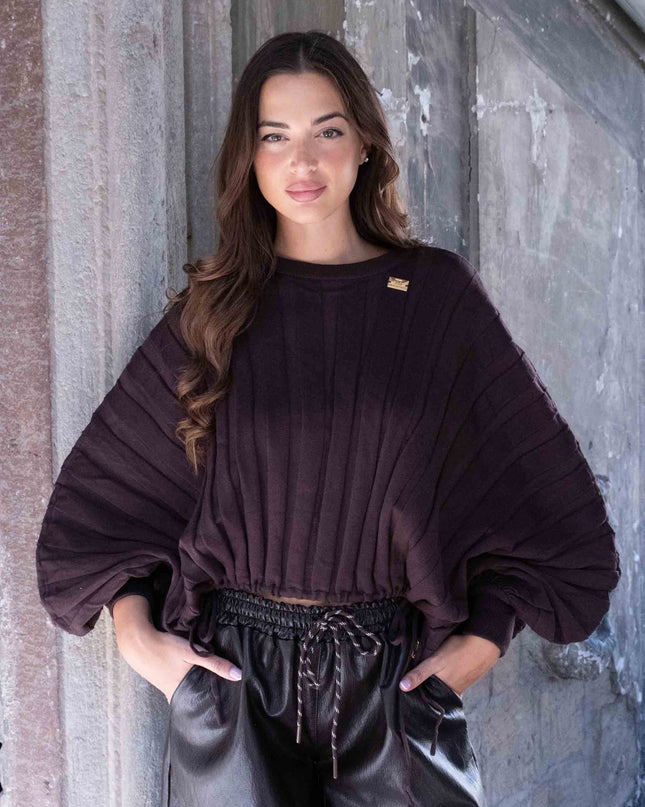 PAN5019 PANTALONE ECOPELLE NERO