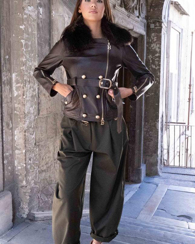 PAN5018 PANTALONE BALLON VERDE