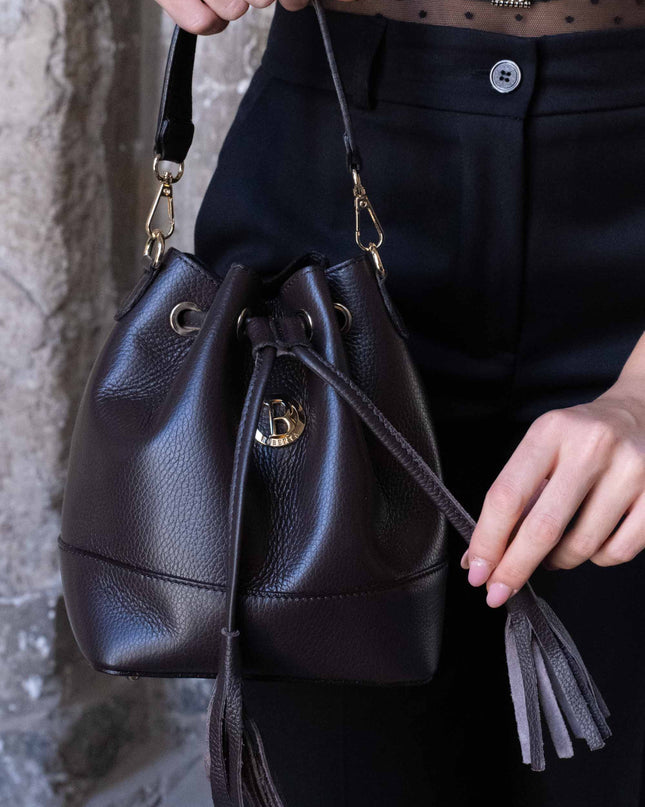 BO01897 BORSA SECCHIELLO NERO