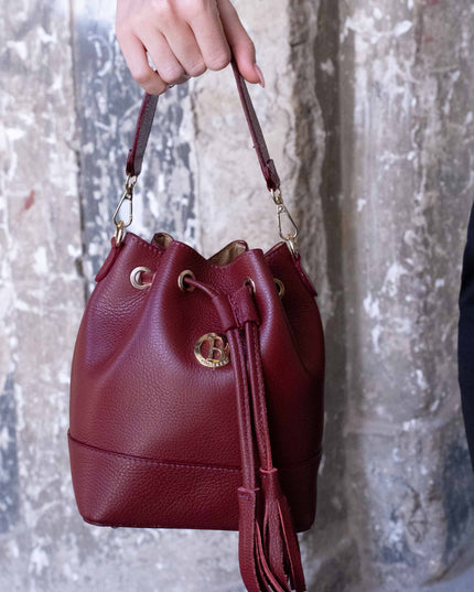 BO01897 BORSA SECCHIELLO BORDEAUX