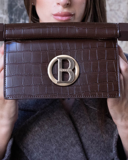 BO01915 BORSA CLUTCH MORO