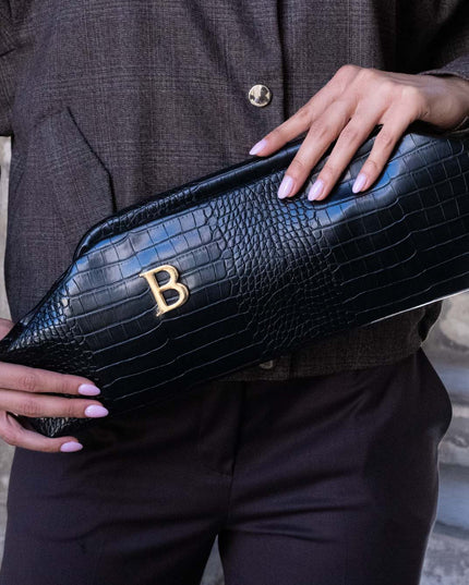 BO01925 CLUTCH ECOCOCCO NERO