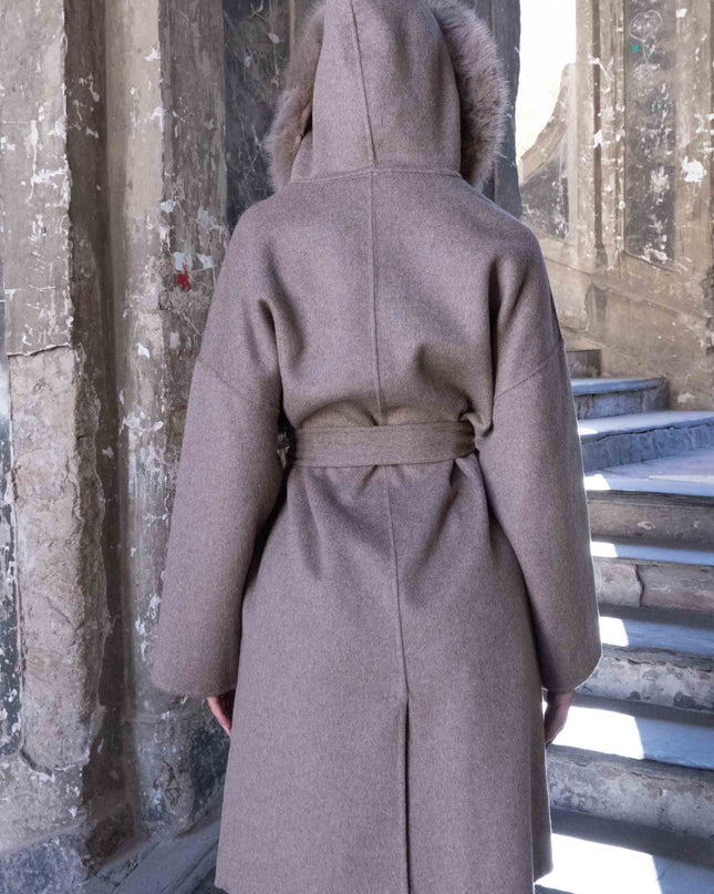 CAP0759 CAPPOTTO LUNGO BEIGE