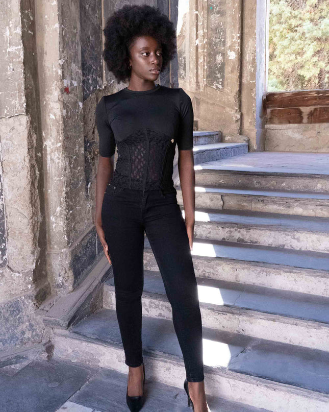 PAN5012 DENIM SKINNY NERO