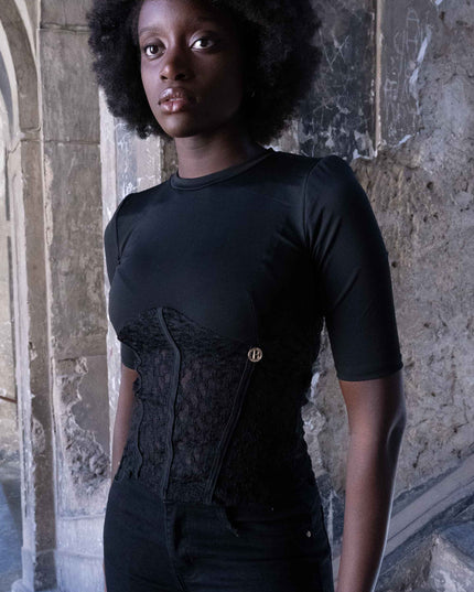 MAG8164 MAGLIA IN LICRA NERO