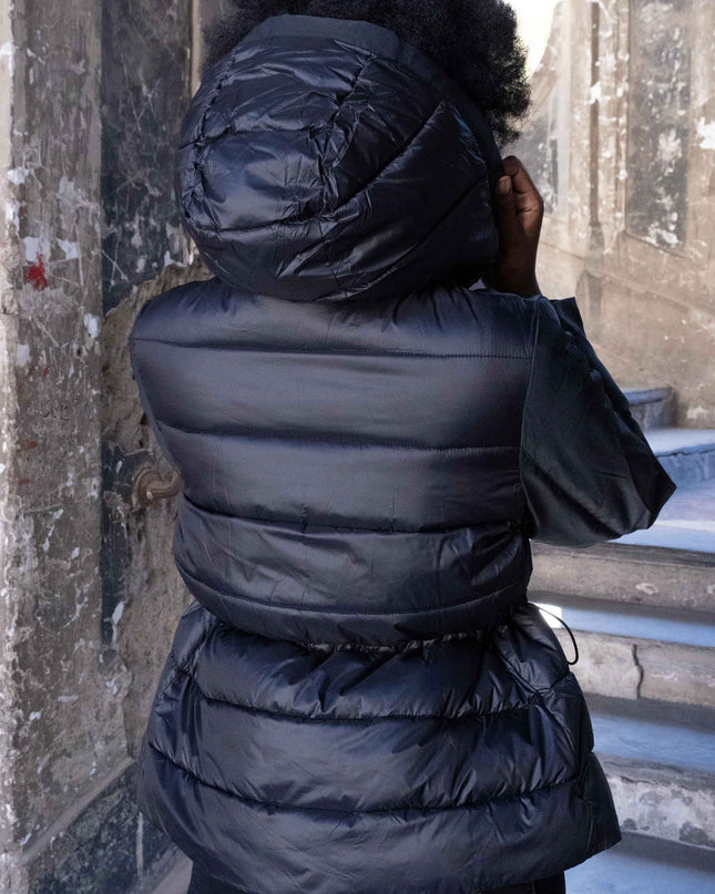 GU1841 PIUMINO CORTO NERO