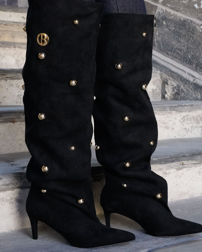 ST00025 STIVALE IN SUEDE NERO